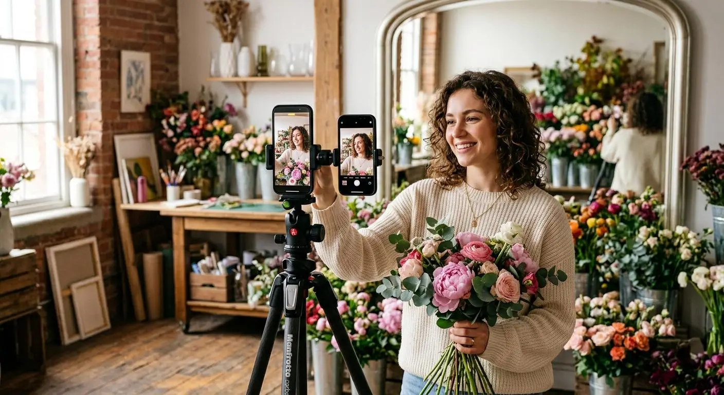 Как красиво сфоткаться с букетом: 20 идей для стильных фото дома, на улице и в студии