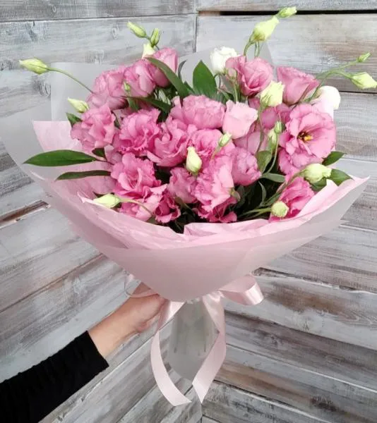 Букет из эустом Светлое мгновенье