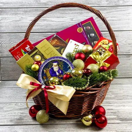 Подарочная корзина Сладкий Новый Год