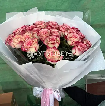 Букет из розых роз Золотая Осень