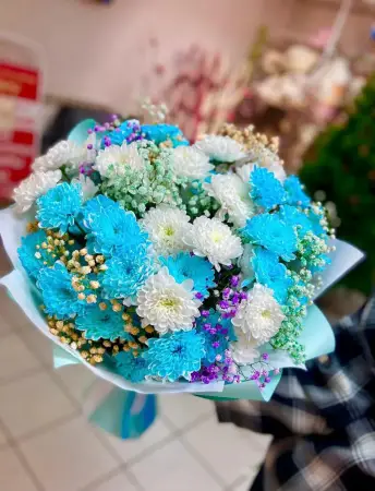 Букет из хризантем Волшебный праздник