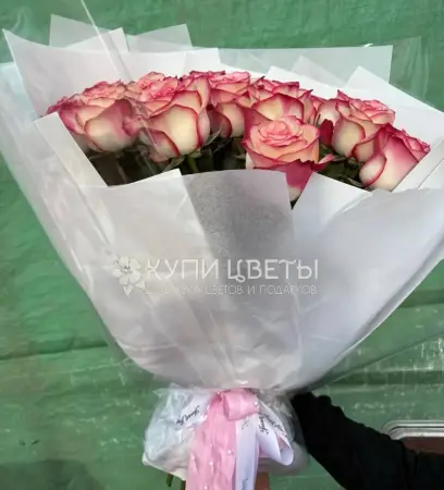 Букет из розых роз Золотая Осень