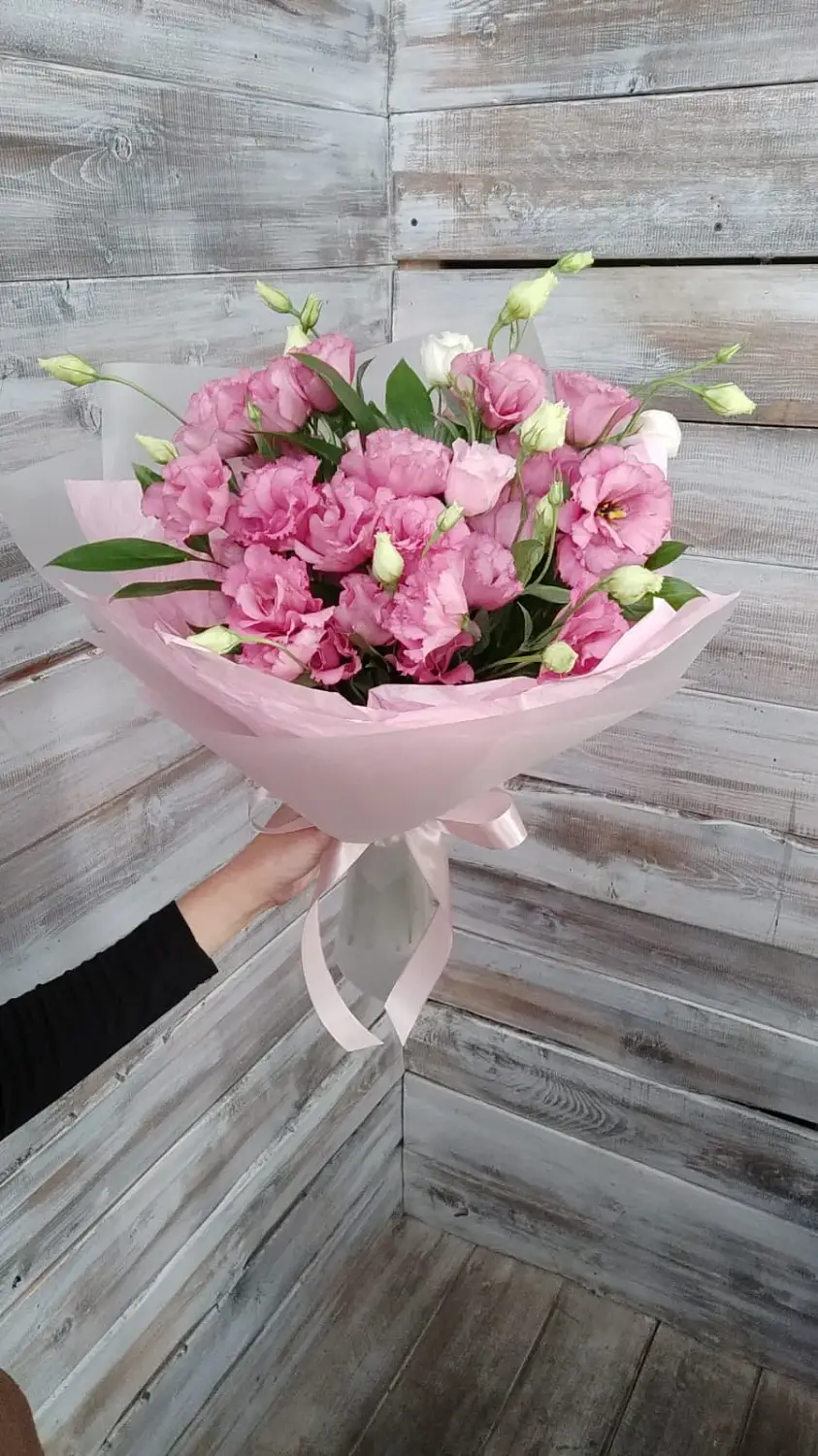 Букет из эустом Светлое мгновенье