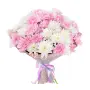 Букет из  кустовых хризантем Сладкая вата
