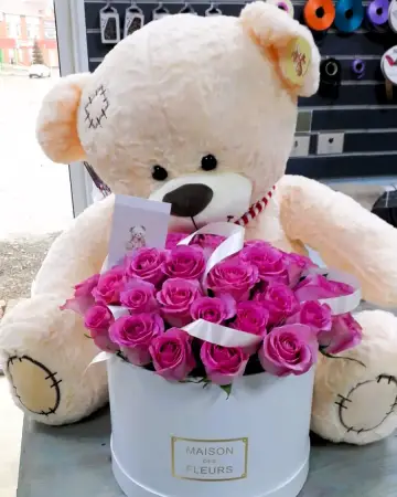 Подарочный набор с розами № 13